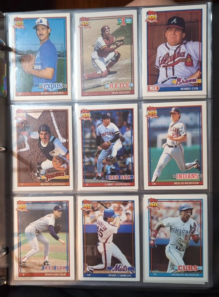 1991 Topps base cards 701-792 Pick from drop down list - Image 3 of 4