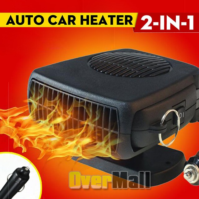 Plugin Ceramic Car Heater 12V Defrost N Defog Car Heater Heating