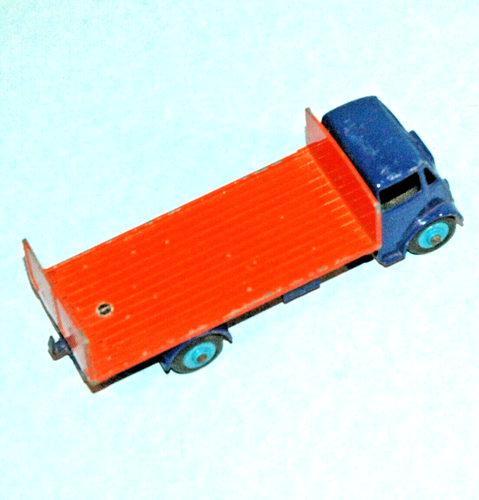 913 Meccano DINKY SUPERTOYS GUY OTTER FlatDeck Tailboard lila blau orange 1956 - Bild 3 von 6