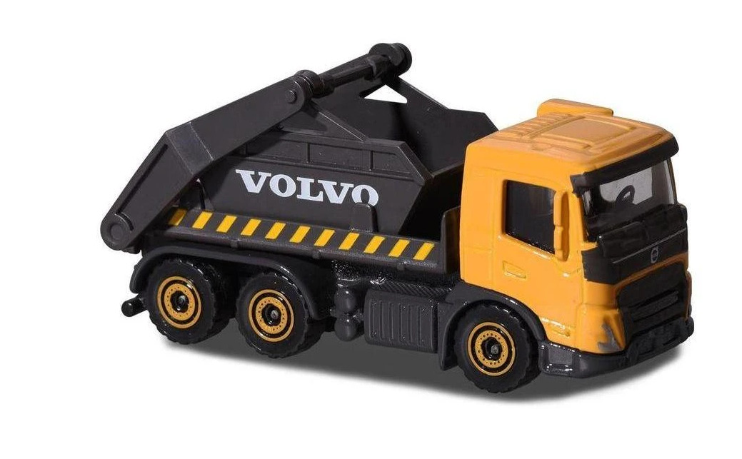 Volvo Truck FMX Skip Yellow color Construction series Majorette Scale 1:87