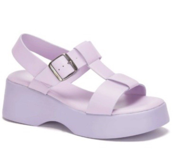 Sandalias Andrea. Sandalias lila De Mujer