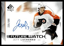 2024-25 SP Authentic Future Watch Horizontal Jett Luchanko Rookie Auto /599