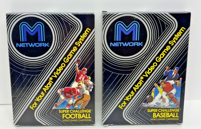 ATARI 2600: Super Challenge Football & Baseball *COMPLETE & FREE SHIPPING*