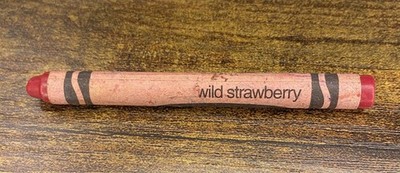 Wild Strawberry Vintage Crayola Crayon Binney Smith Retired Discontinued 1990s