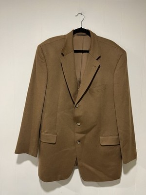 Hugo Boss Da Vinci 100% Baby Camel Hair Blazer Coat Jacket 48 Reg