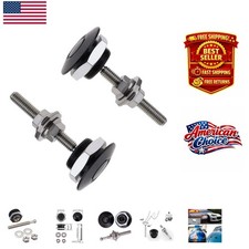 Durable Quick Release Latch Kit, 1.25in Push Button Locks for DIY Automotive
