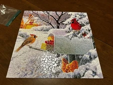 SunsOut 500 piece puzzle 'Mailbox Treasures' art by Doug Laird made in USA