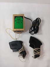 Eldon Slot Car Power Pack Toy Transformer 3851 With 2 Speed Controllers - READ