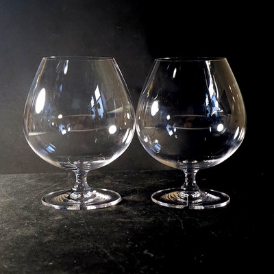 RIEDEL VINUM BRANDY GLASSES, 32oz, No Lead, Blown Crystal, Austria, 2PCS