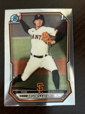 2026 1st Bowman Argenis Cayama Chrome - San Francisco Giants