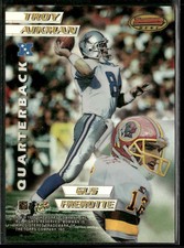 1996 Bowman's Best #3 Troy Aikman/Frerotte/Harbaugh/Blake MI Atomic Refractors