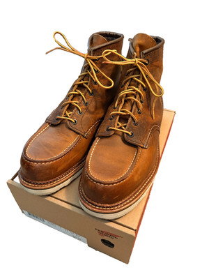 Red Wing Classic 1907 Moc Toe Boot for Men, Size 11.5 EE / Copper Rough&Tough