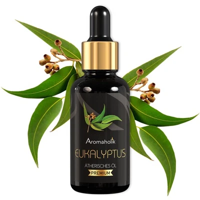 AROMAHOLIK Eukalyptusöl BIO 100% naturrein – Ätherische Öle, Eucalyptus Essential Oils