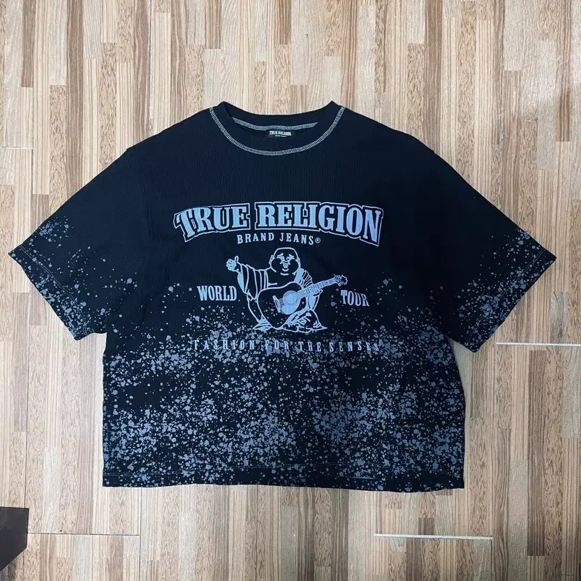 True Religion Black Short Sleeve T-Shirt M thumbnail 2