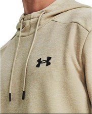 Under Armour UA Men's 2XL Fleece Twist Hoodie Sweatshirt Khaki 1373354-289 NWT