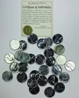 *1943 STEEL LINCOLN WHEAT CENT LOT OF 29 UNCIRCULATED COINS WITH COA* NR #C2075