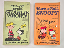 2 x Snoopy Books - Hats off to you Charlie Brown/ Have a Ball - 1991