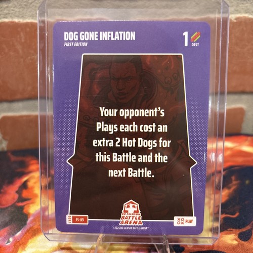 2024 Bo Jackson Battle Arena Alpha PLAY CARD # PL-65 Dog Gone Inflation