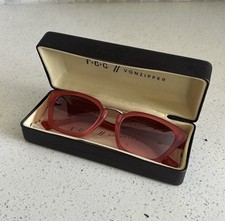 Von Zipper New MSRP 150 Sunglasses Flamingo Rose Amber