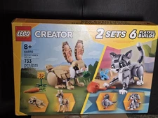 LEGO Creator Animal Lover's Gift Set, 2 SET IN 1 (31162, 31163) Set 66810, New