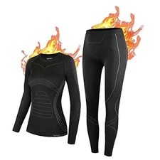  Thermal Underwear Base Layer Long Johns for Cold Weather Large Classic Grey