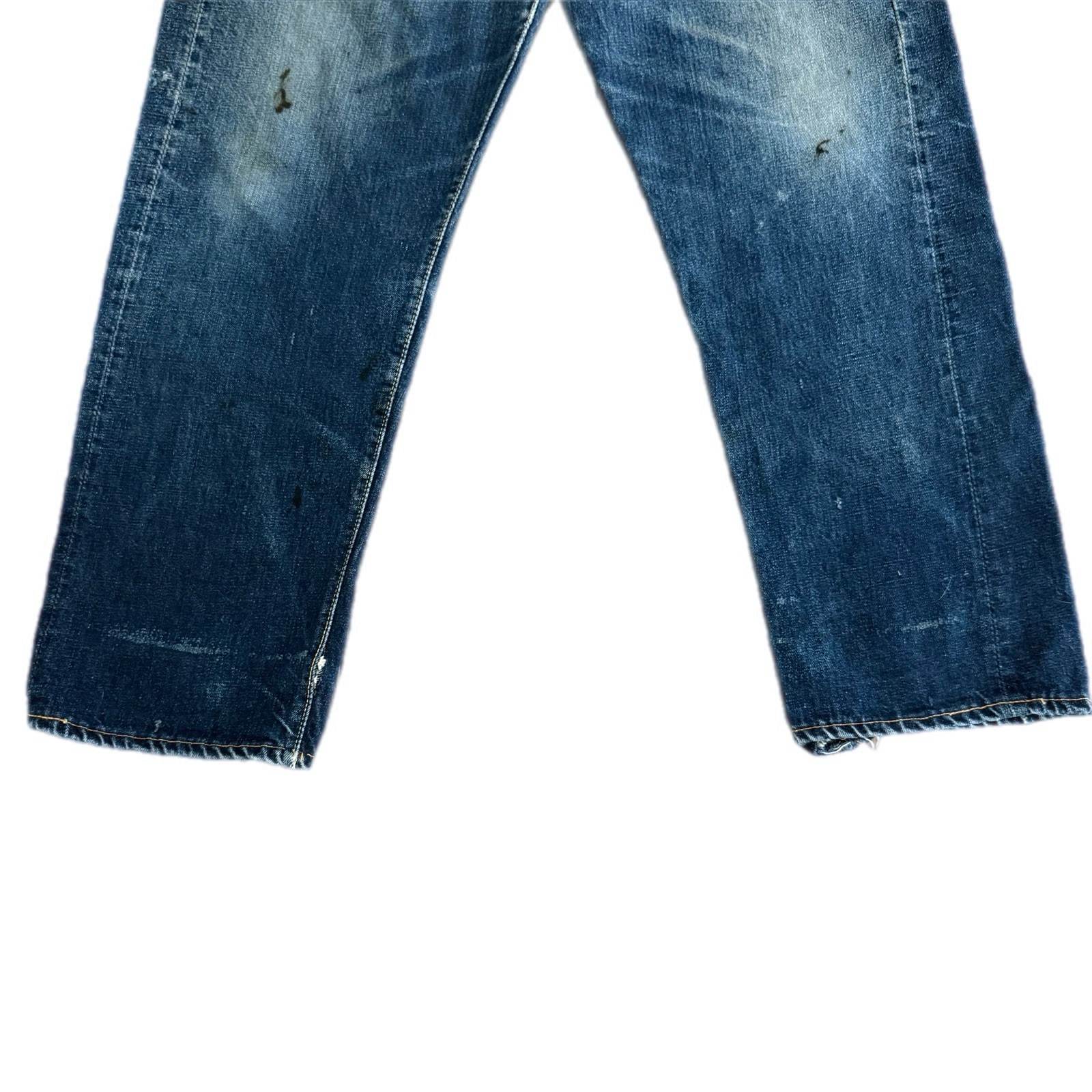 Vintage 50s Levi’s 501 Big E V-Stitch Redline Selvedge S-Type Denim Jeans 34x27’