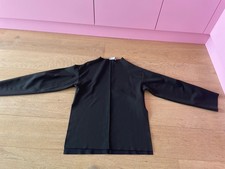 Women’s Black ASOS Design Long Sleeved High Neck Top Size XS/ 4-6 BNWOT