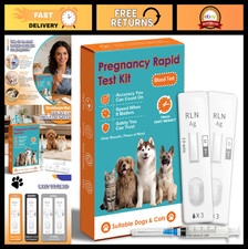 2-Pack Dog  Cat Pregnancy Test Kit, Blood-Based Early Detection for Home