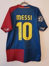 Lionel Messi - FC Barcelona Champions League Finale 2009 Trikot - Signiert
