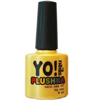 Matte Top Coat YO! Nails Plushka Super Soak Off TOP Coat Nagellack 8ml / 30ml