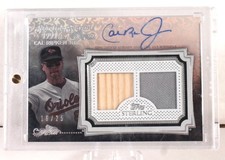 2020 Topps Sterling Seasons Dual Relic Auto Cal Ripken Jr.  02/25  HOF