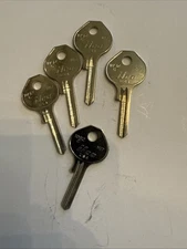 Lot Of 5: 1092R (M15) Key Blanks for GTO, Master Lock, and Mighty Mule
