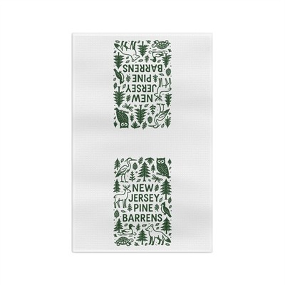 Pine Barrens Kitchen Towel New Jersey Nature & Wildlife Towel Rustic Cabin Decor