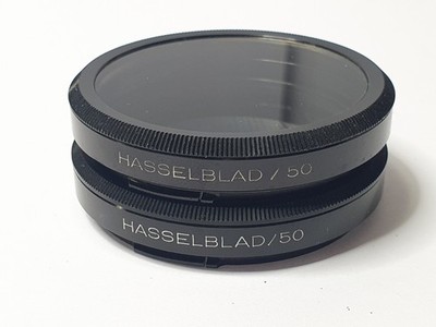 2 Hasselblad Bay 50 B50 2x Pola -1 Rotating Shaped Camera Lens Filter, Germany 
