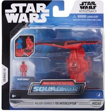 Star Wars Micro Galaxy Squadron Major Vonreg's TIE Interceptor Vehicle