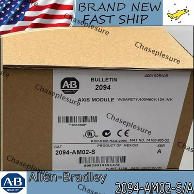 New Sealed New-AB  2094-AM02-S/A Kinetix Axis Module 200/230V 15A US Stock