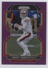 2021 Panini Prizm Purple Prizm 65/125 Jimmy Garoppolo #55 6fs