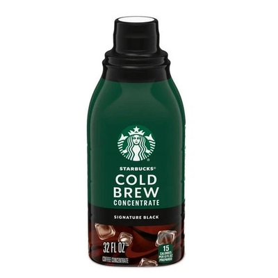 #ad #ad Starbucks Cold Brew Concentrate Signature Black 32 Oz Bottle $6.89
