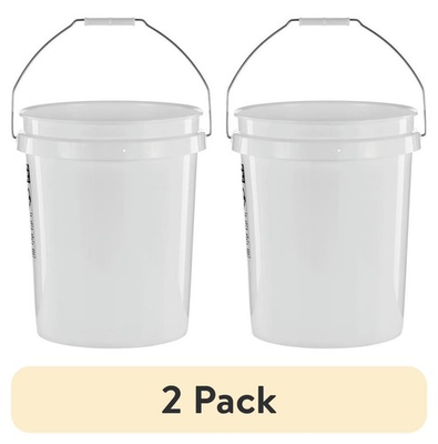 #ad #ad 2 pack United Solutions 5 Gallon Round Utility Bucket Comfort Handle 1 Each $9.20