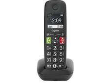 Gigaset E290E - Single Seniors DECT Telefon - Schwarz