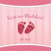 "GäStebuch Baby Shower \"Es Ist Ein MäDchen!\" Geschenkidee FüR GäSte"