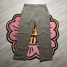 Carhartt Relaxed Fit Carpenter Work Pants Size 36x32 Green