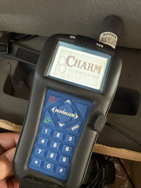 NovaLUM II-X Charm Sciences ATP Detector W/accessories-power tested Free Ship