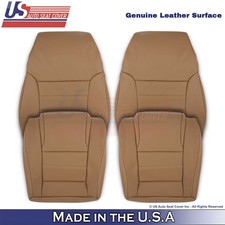 1994-1998 Fits Ford Mustang Genuine Leather Front Replacement Seat Covers Saddle 1994-1998 Fits Ford Mustang Genuine Leather Front Replacement Seat Covers Saddle