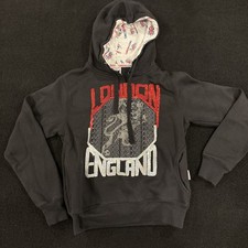 London England Pullover London Icons Hoodie Medium Black