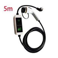 5M 13A EV Charging Cable Type 2 UK Plug 3 Pin Electric Vehicle Car Fast Charger