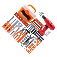 Ensemble D'outils Pour Enfants De 42 Pièces Avec Perceuse électrique Jouet Pou ]