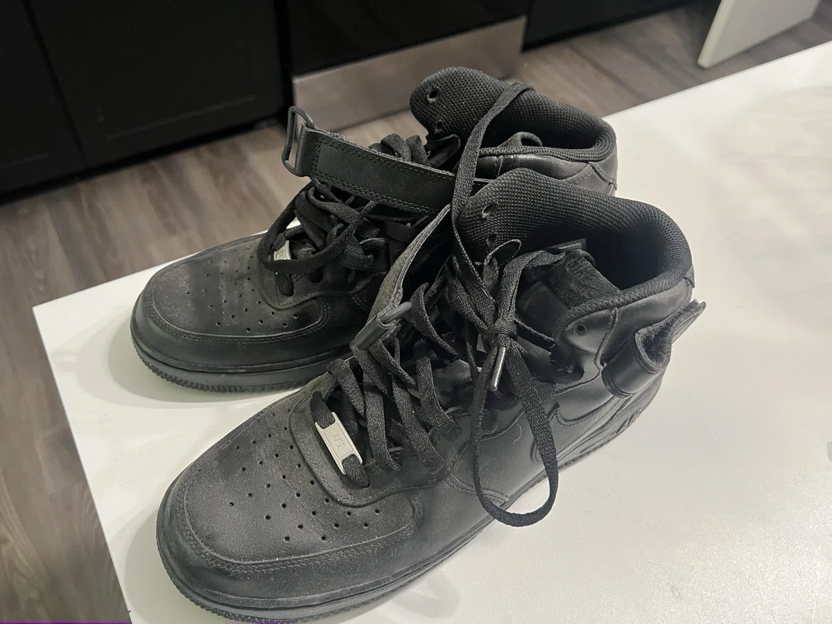 Las mejores ofertas en Nike Air Force 1 Mid '07 Triple Black | eBay