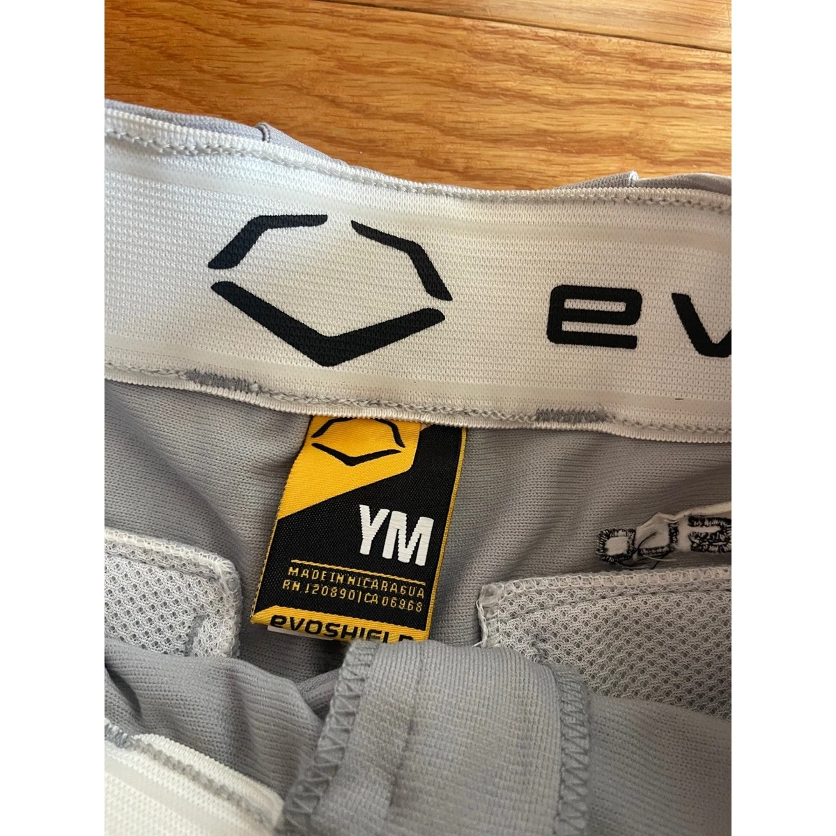 EvoShield Jugend mittelgrau entspannte Passform Baseballhose WTV2077BGM neu mit Etikett