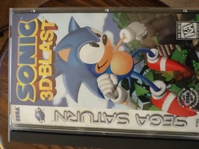 Sonic 3D Blast (Sega Saturn, 1996), in box with manual, tested as working